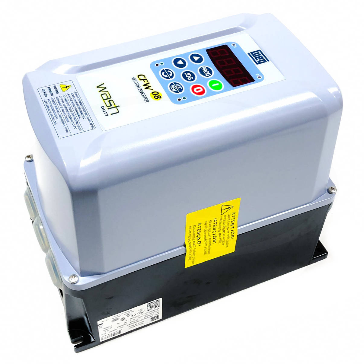 WEG CFW08 Variable Frequency Drive, 230 VAC, 16 Amps - 0