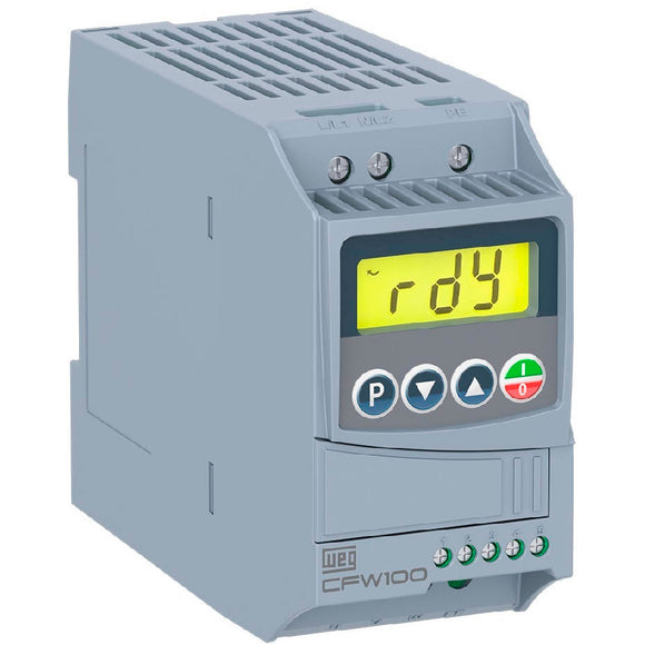 CFW100A01P6S220G2 WEG 0.33HP Variable Speed Drive, 200-240VAC Single Phase