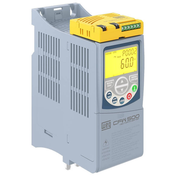 CFW500A06P1T4NB20Y2 WEG 3HP Variable Speed Drive, 380-480VAC 3 Phase