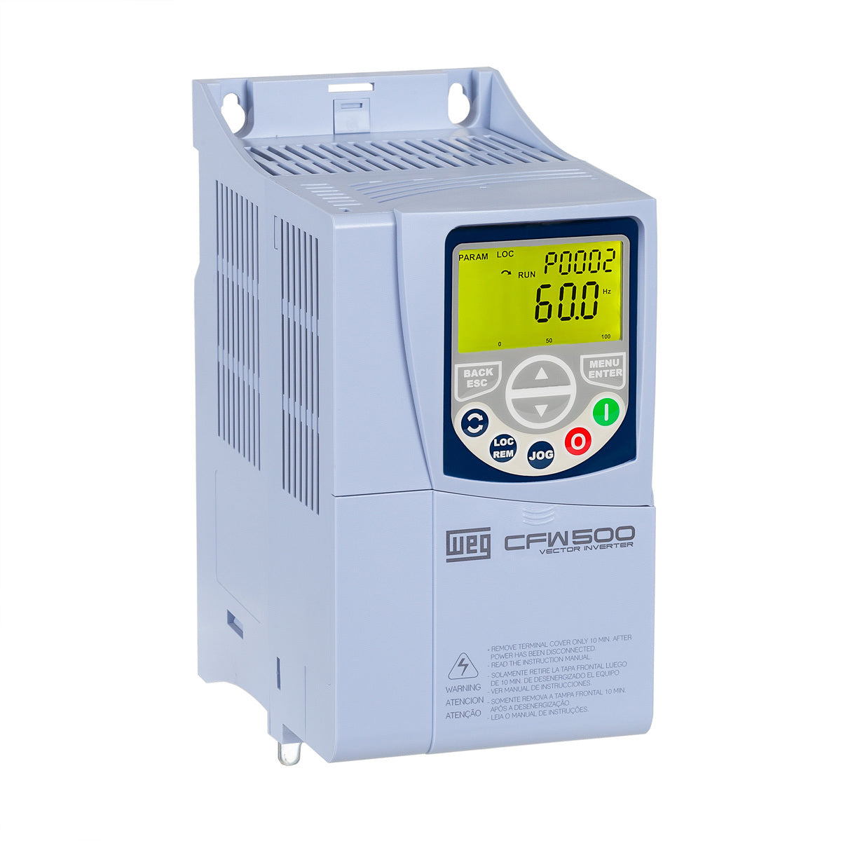 CFW500B16P0T2DB20G2 WEG, 5HP Variable Speed Drive, 200 - 240 VAC 3 Phase