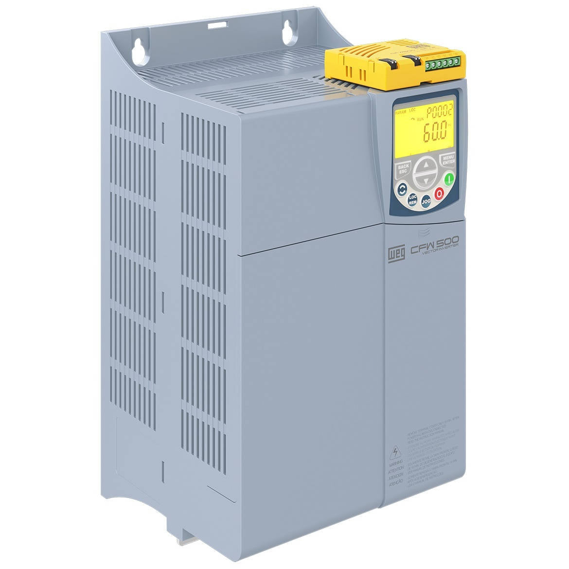 CFW500D31P0T4DB20Y2 WEG 25HP Variable Speed Drive, 380-480VAC 3 Phase