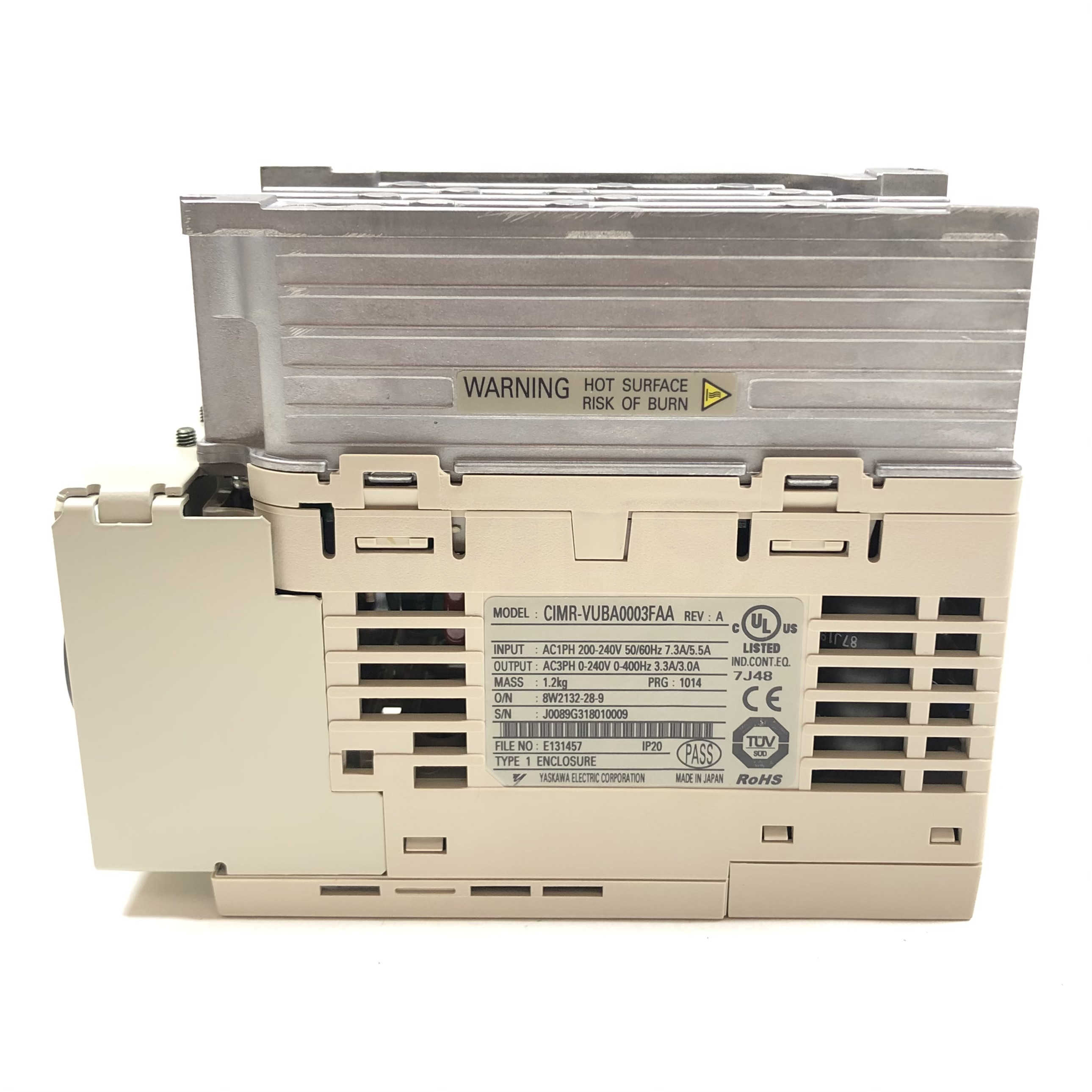 CIMR-VUBA0003FAA Yaskawa Variable Speed Frequency Drive, V1000 Series - 0