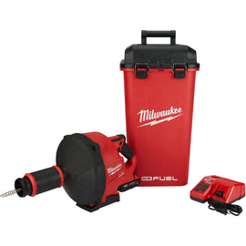 2772A-21 Milwaukee M18 FUEL Drain Snake w/ CABLE DRIVE with 5/16" Cable
