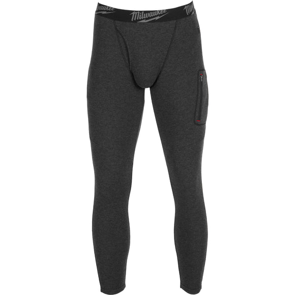 M600B-213X Milwuakee Heated Merino Wool Baselayer Pants, 3XL, Black