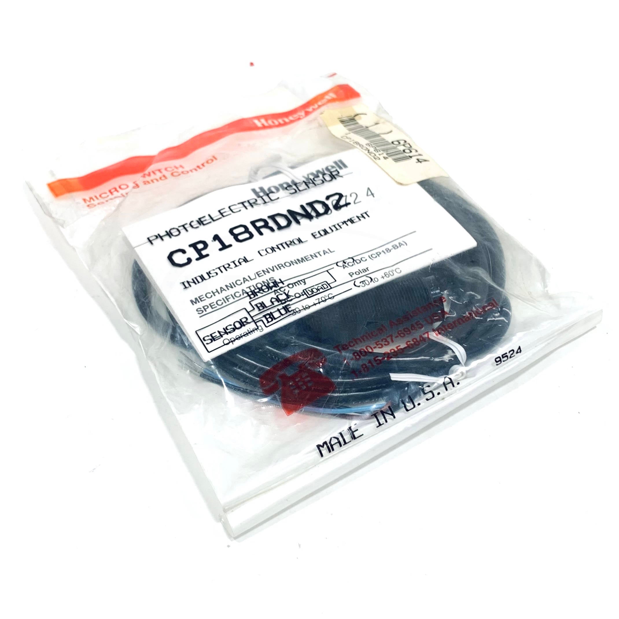CP18RDND2 Honeywell Photoelectric Sensor - 0