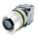 CR104A8212 GE Min Oiltight Push Button, Black-3