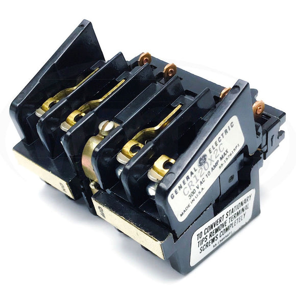 CR120X2C GE Industrial Relay 4-Pole Adder Block