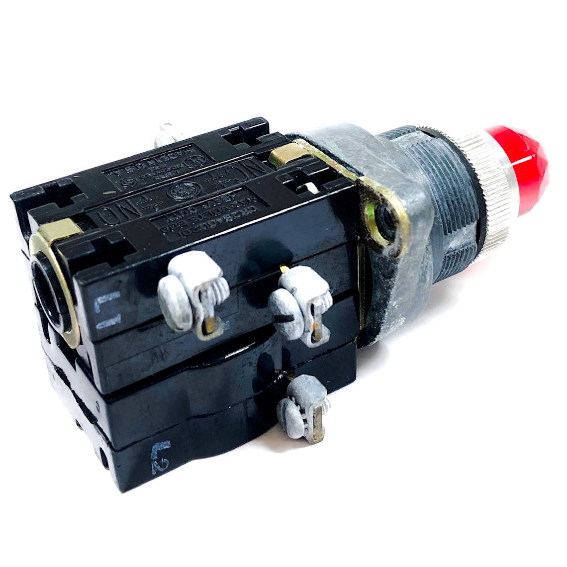 CR2940UX224B2 General Electric Heavy Duty Oil Tight Ind. LT, Red Pushbutton - 0