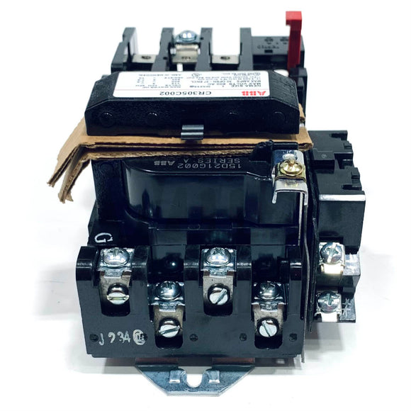 CR305C002 ABB Contactor 600 VAC, 30 Amp, 50/60 Hz, 120 Volt Coil
