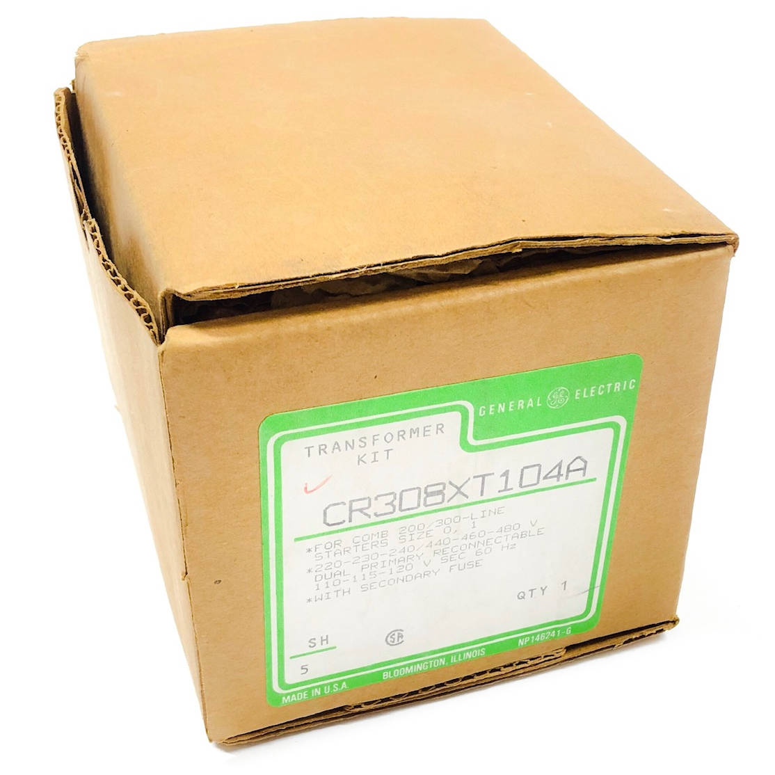 CR308XT104A General Electric Transformer Kit for 200/300-Line Starters Size 0,1