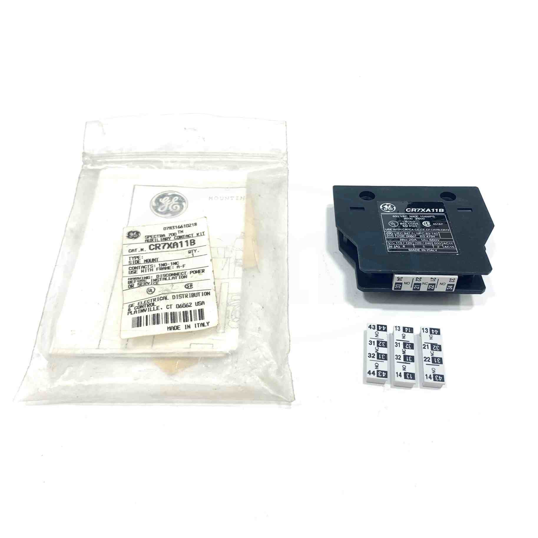 CR7XA11B General Electric Auxiliary Contact Kit