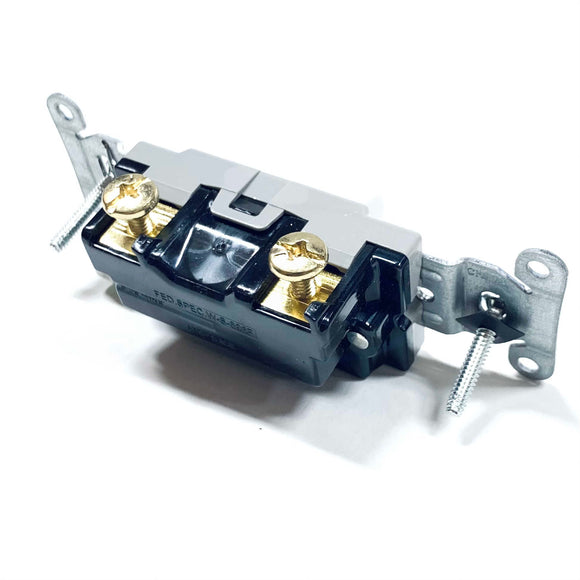 CS120W Hubbell Single-Pole Toggle Switch, 20A, 120/277VAC