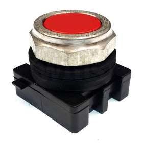 CSW30-BF1 WEG 30MM Aluminum Flush Pushbutton, Red