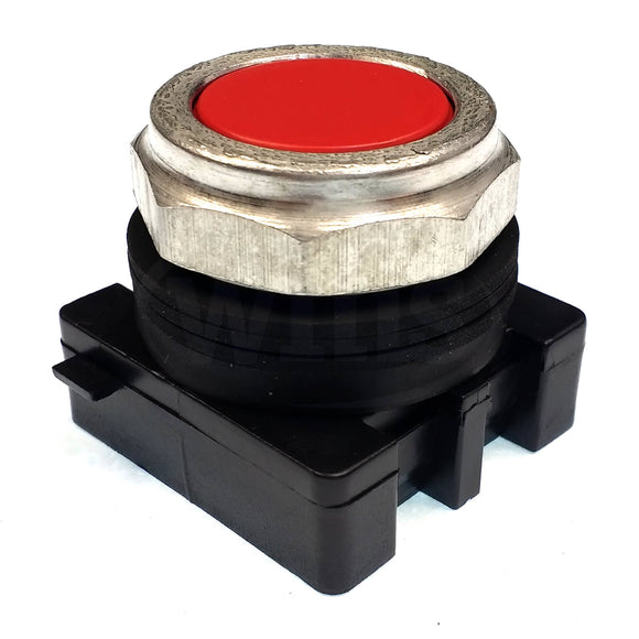 CSW30-BF1 WEG 30MM Aluminum Flush Pushbutton, Red