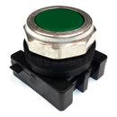 CSW30-BF2 WEG 30MM Aluminum Flush Pushbutton, Green-1
