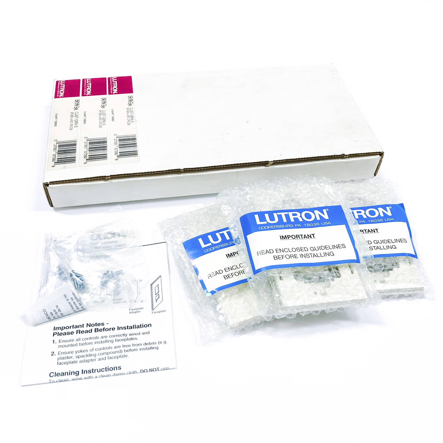 CUST-GRX-5 Lutron Grafik Eye Control Cover - 0