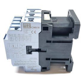 CWB18-11-30C07 WEG Low Voltage Contactor, 18 Amp, 3 NO Power Poles - 0