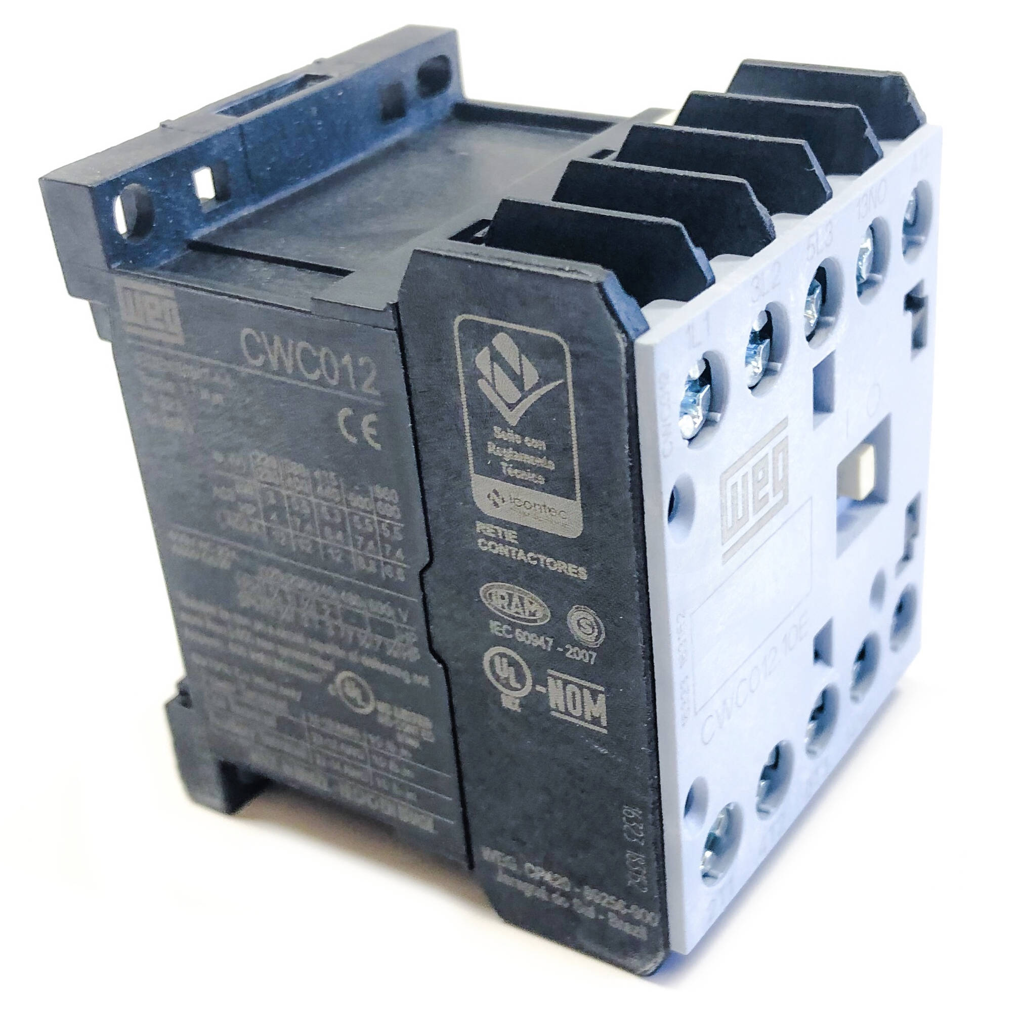 CWC012-10-30C03I WEG Miniature Contactor, 12A, 3 Pole - 0