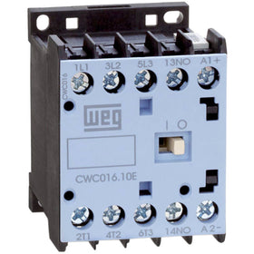 CWC016-10-30V56 WEG Miniature Contactor, 3 NO Power Poles, 16 Amp