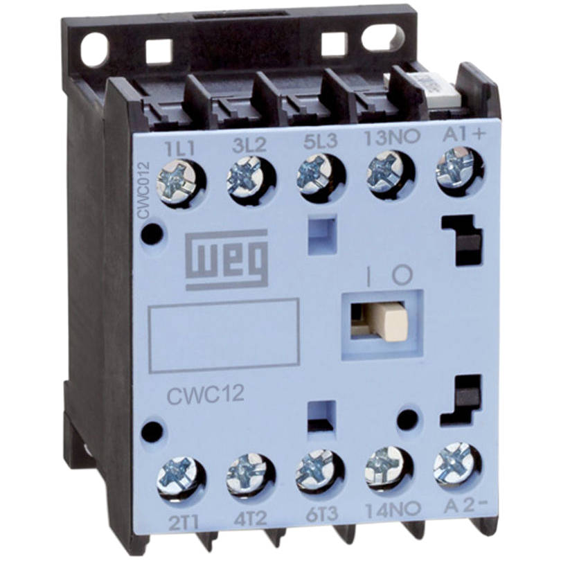 CWC07-00-22V18 WEG Miniature Contactor, 7 Amp, 2 NO / 2 NC Power Poles
