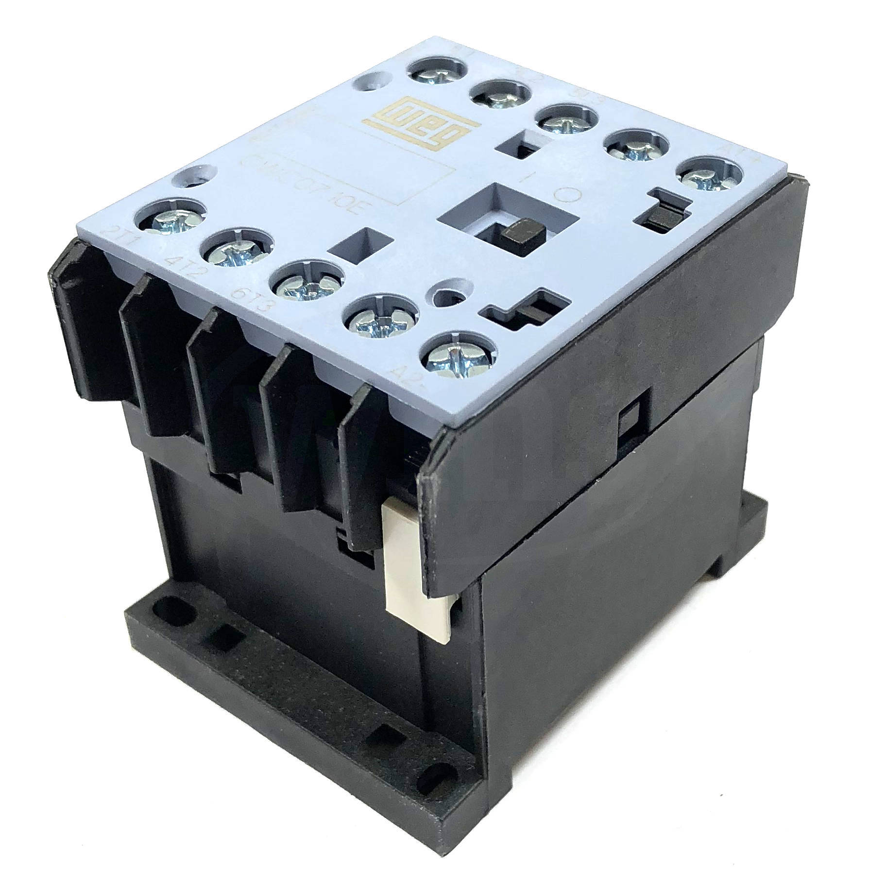 CWC07-00-40C03 WEG Miniature Contactor, 7 Amp, 4 NO Power Poles