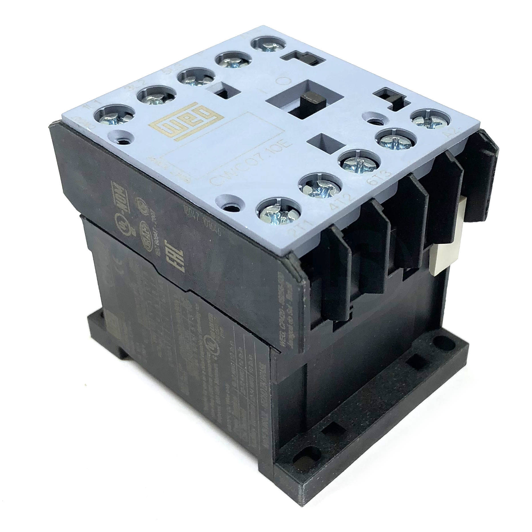 CWC07-00-40C03 WEG Miniature Contactor, 7 Amp, 4 NO Power Poles - 0
