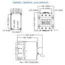 CWM105-00-30V24 Contactor 75HP@460V 208-240VCoil-3