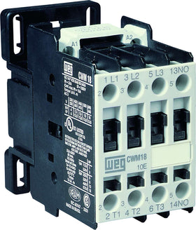 CWM18-10-30V04 WEG IEC Contactor, 18 Amp, 3 NO Power Poles