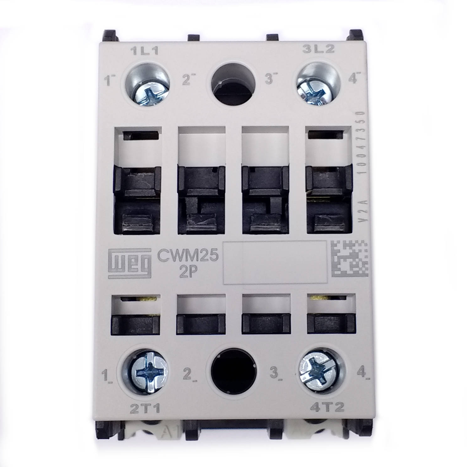 CWM25-00-20V04 WEG IEC Contactor, 25 Amp, 2 NO Power Poles