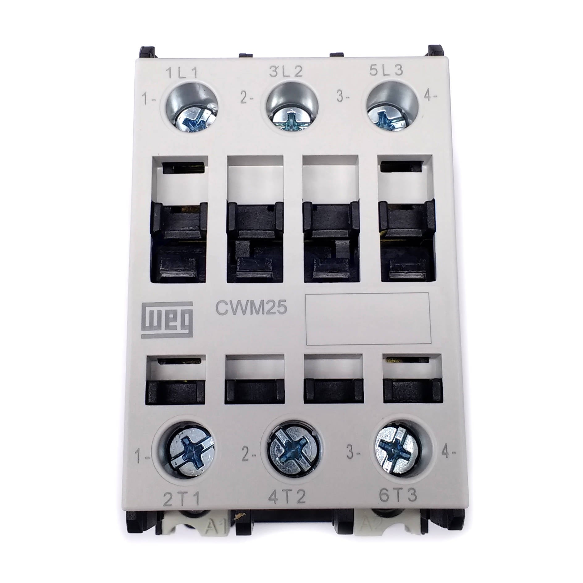 CWM25-00-30V37 WEG IEC Contactor, 25 Amp, 3 NO Power Poles - 0