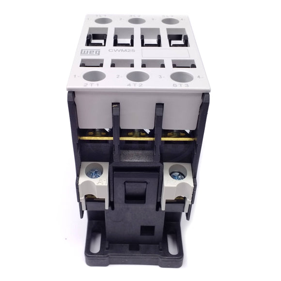 CWM25-00-30V37 WEG IEC Contactor, 25 Amp, 3 NO Power Poles