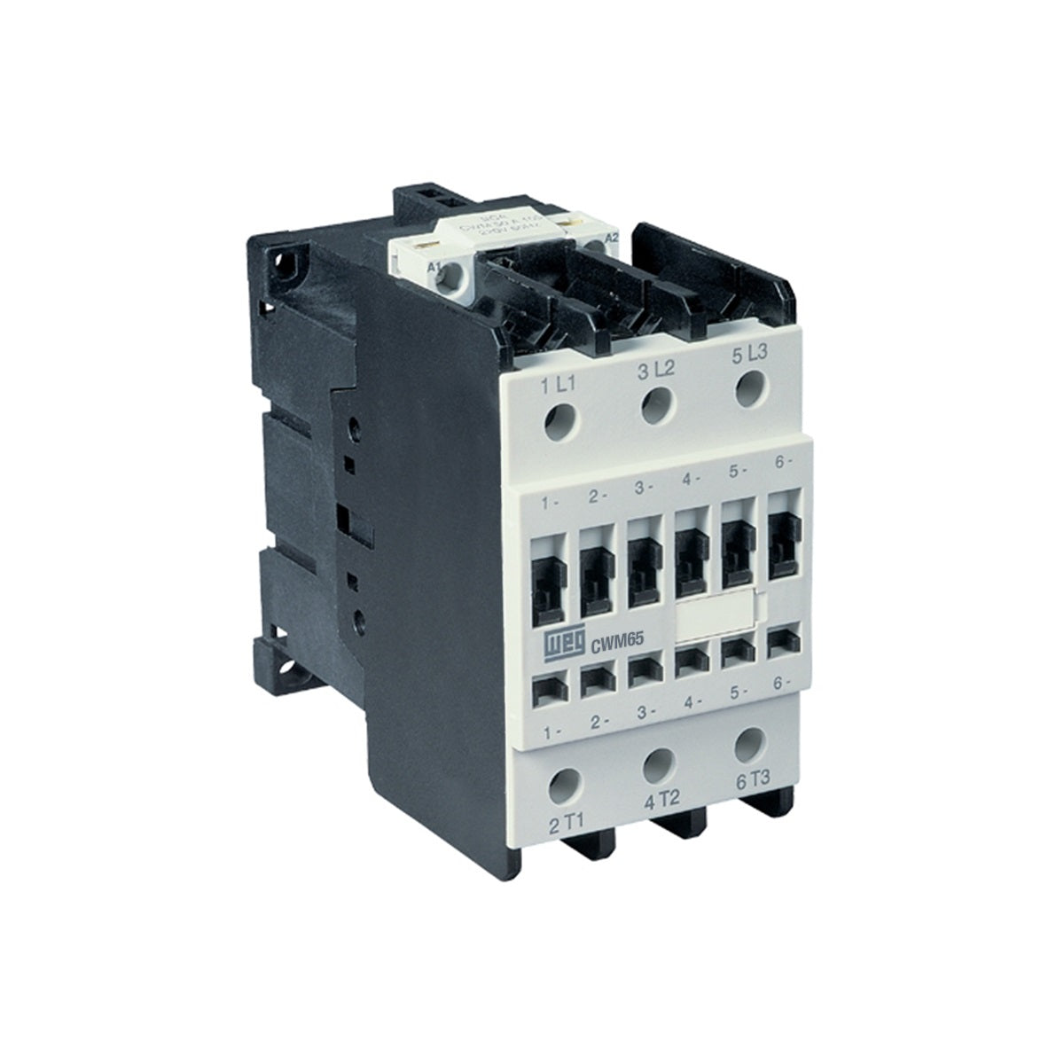 CWM65-00-20V18 WEG IEC Contactor, 65 Amp, 2 NO Power Poles