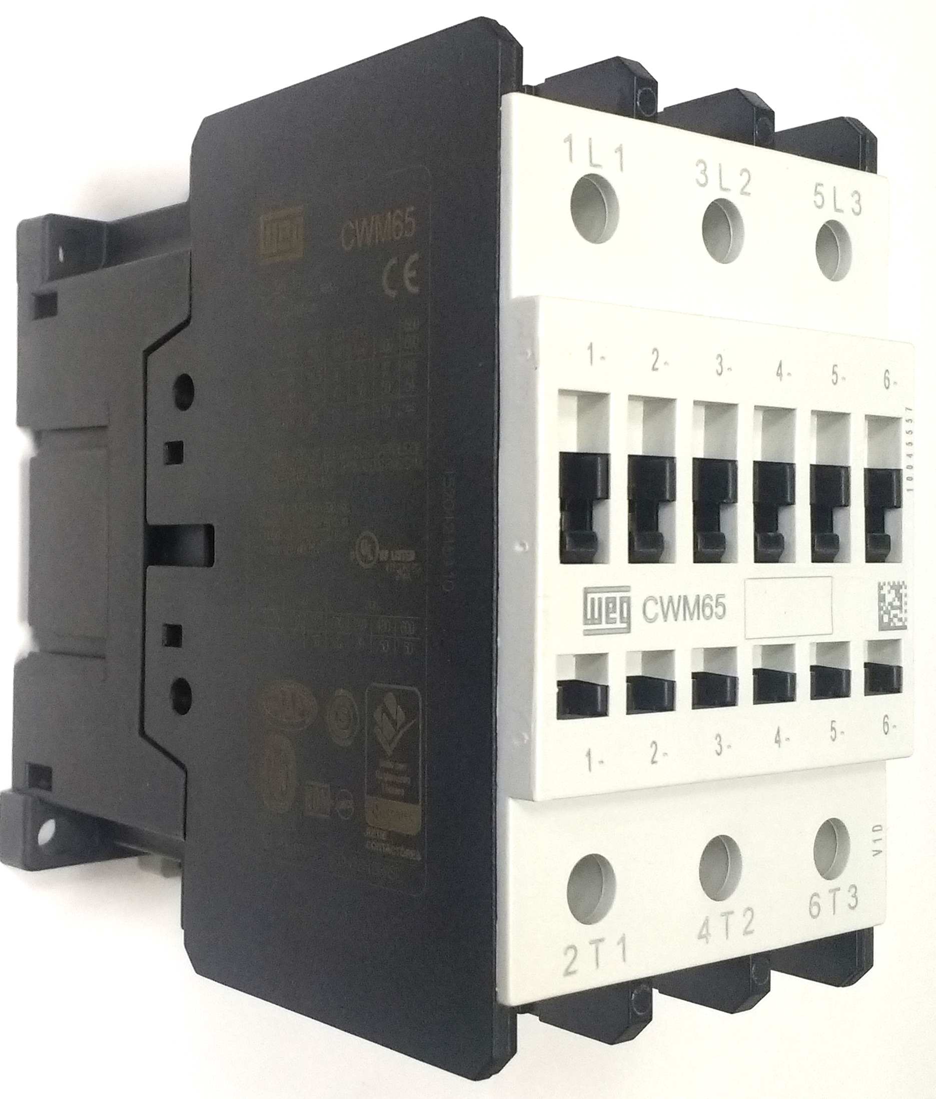 CWM65-11-30V18 WEG IEC Contactor, 65 Amp, 3 NO Power Poles