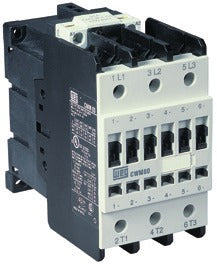 CWM80-00-20V18 WEG IEC Contactor, 80 Amp, 2 NO Power Poles