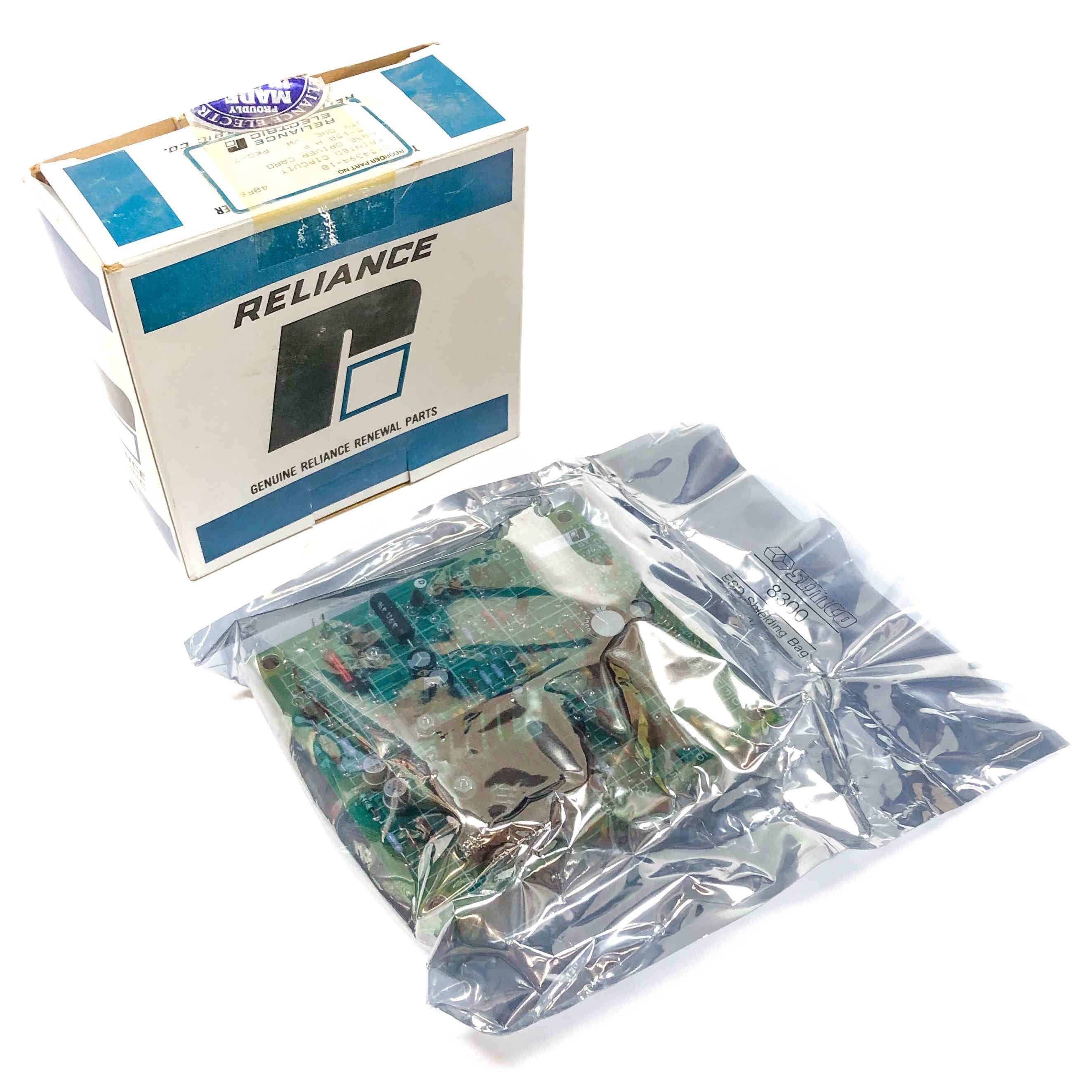 D-54394-10 Reliance Electric Printed Circuit, Base Driver Card, 75-150 H.P. - 0