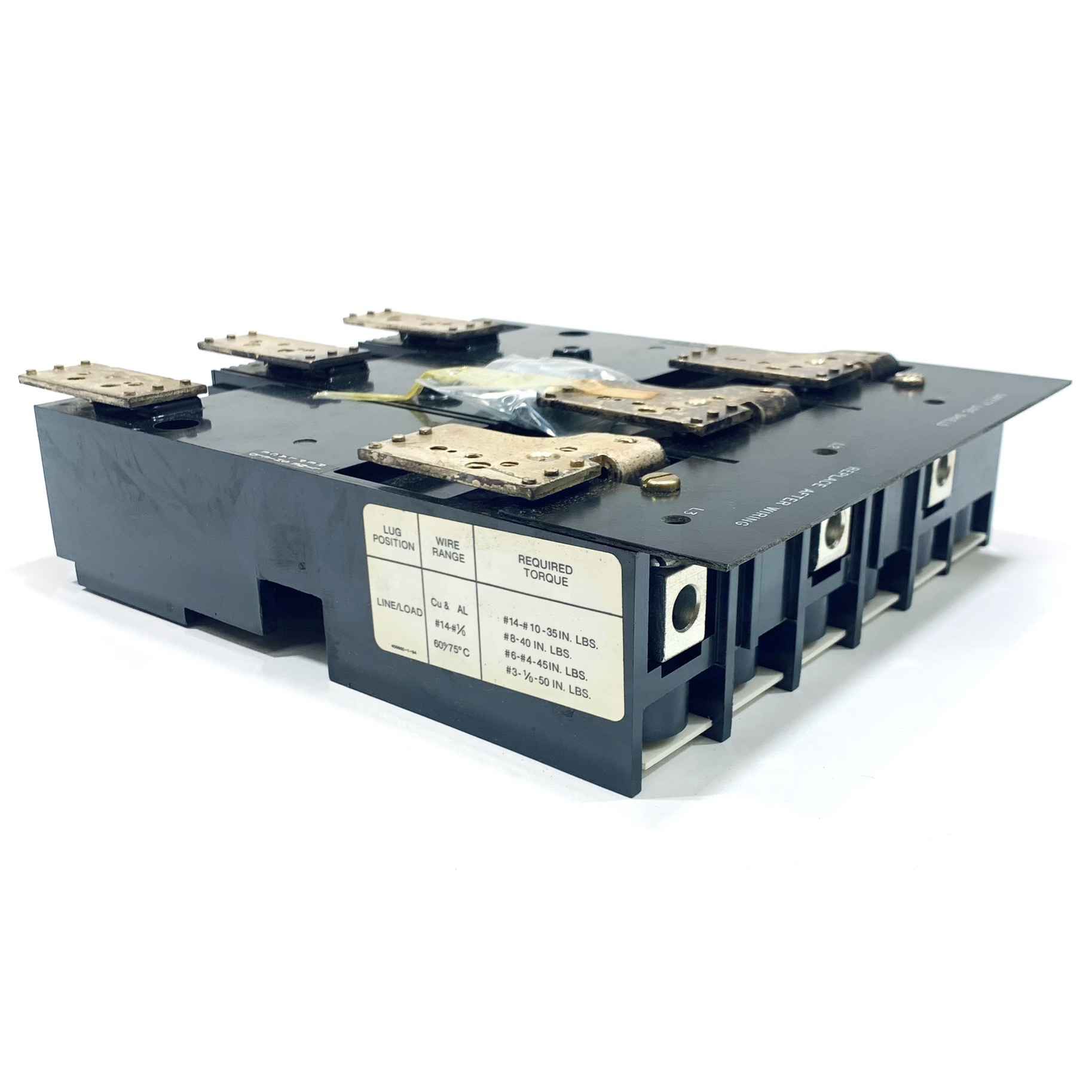 D10S3 Gould Motor Control Switch Size 3, 100Amps, 3Pole