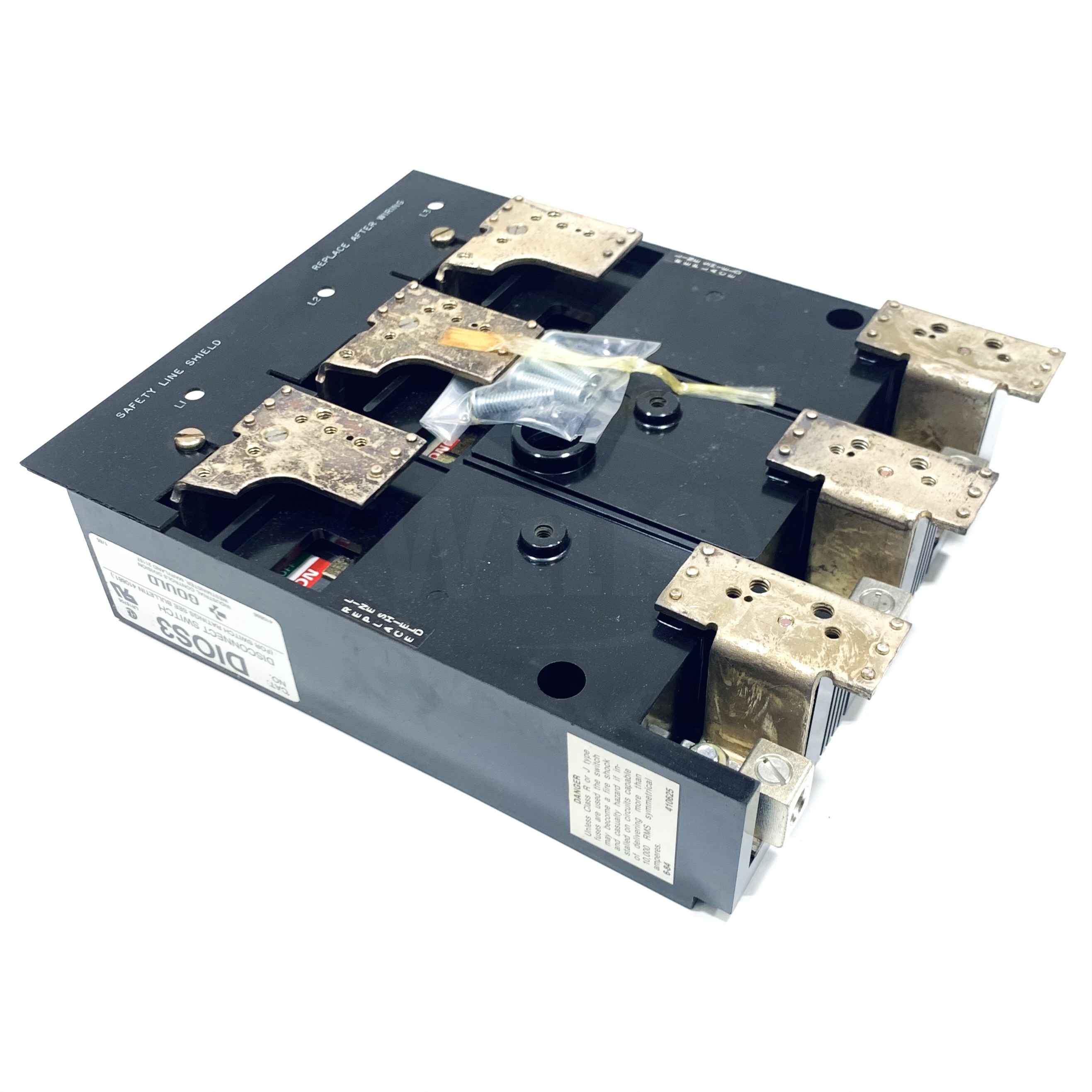 D10S3 Gould Motor Control Switch Size 3, 100Amps, 3Pole