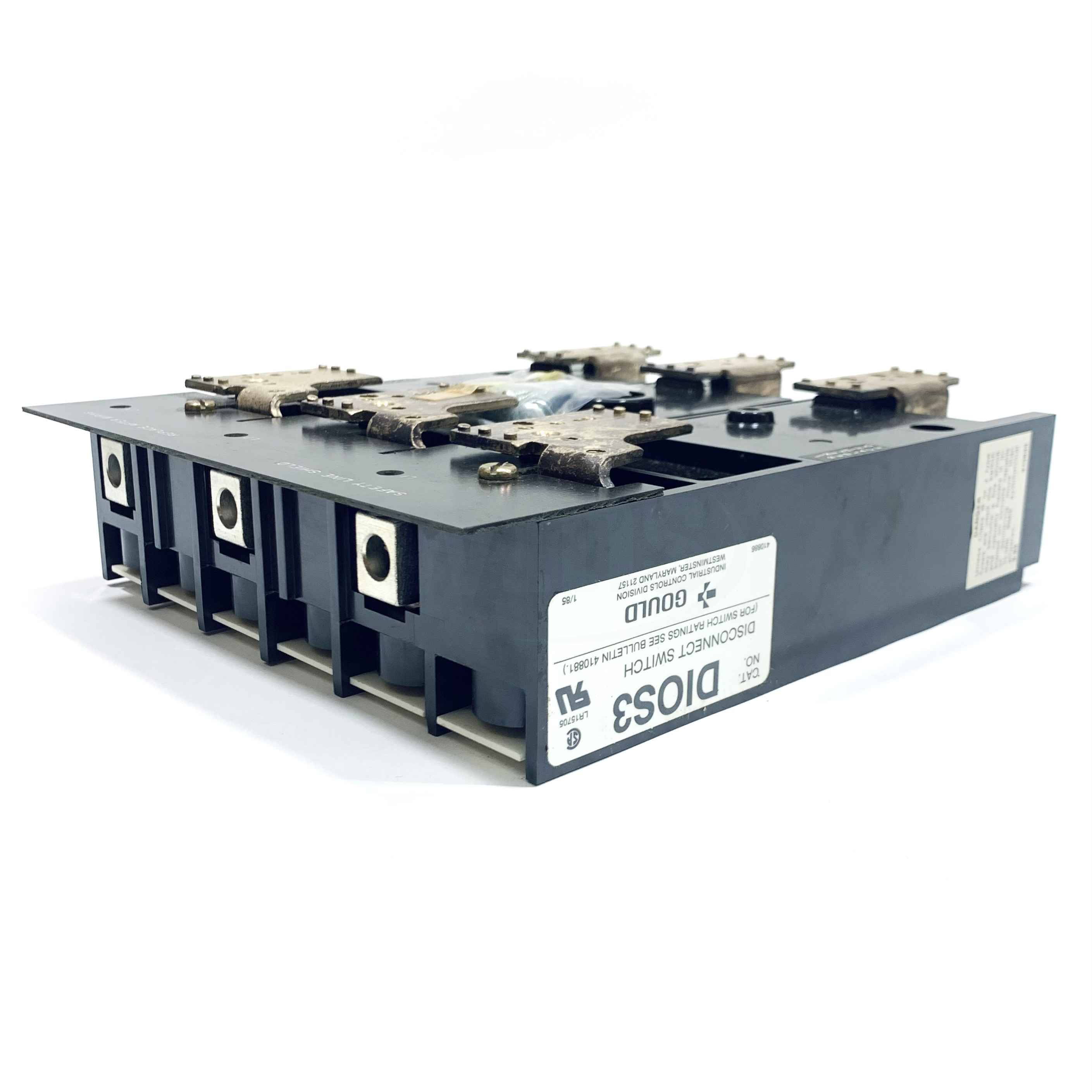 D10S3 Gould Motor Control Switch Size 3, 100Amps, 3Pole