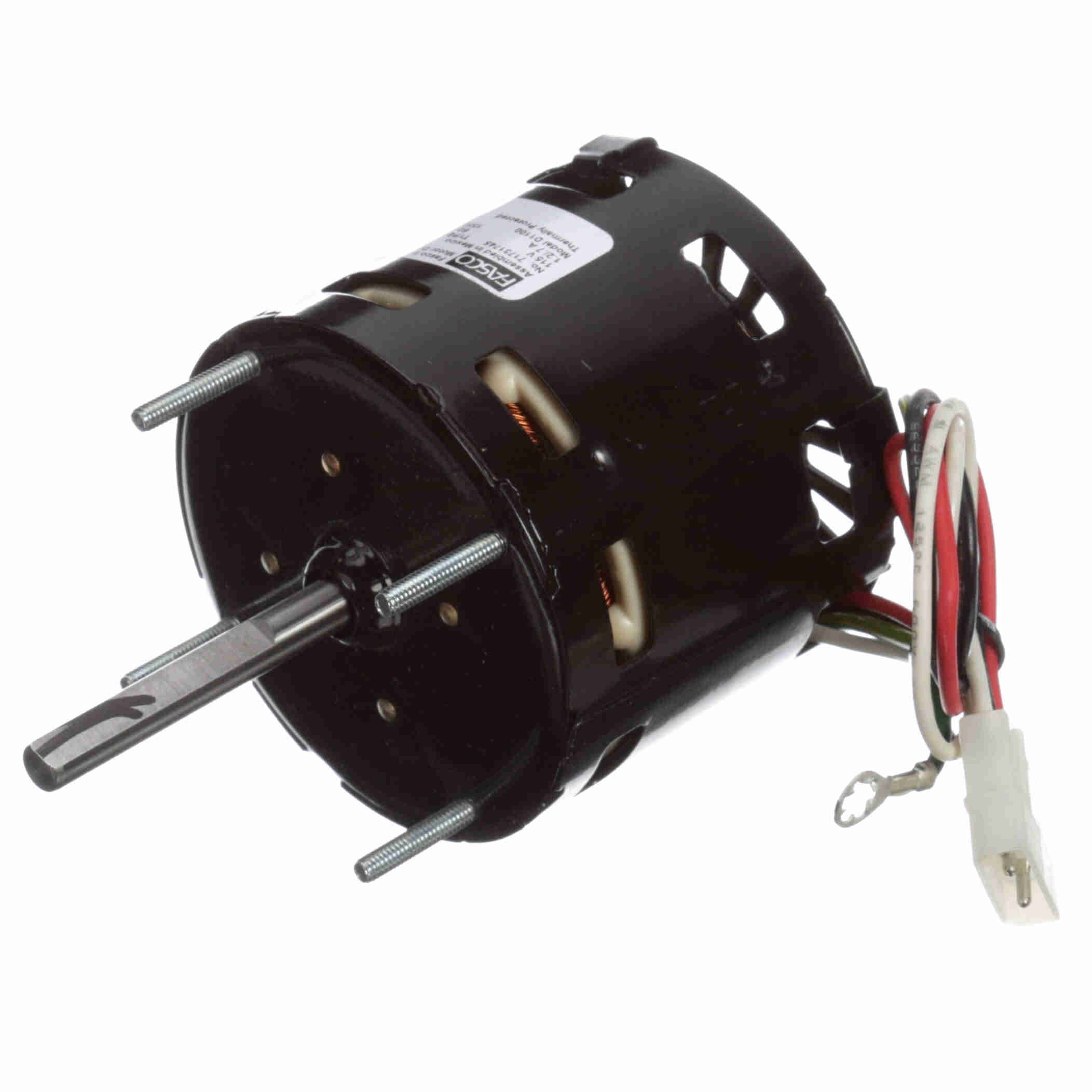 D1100 Fasco 1/50HP OEM Replacement Electric Motor, 1550/900RPM - 0