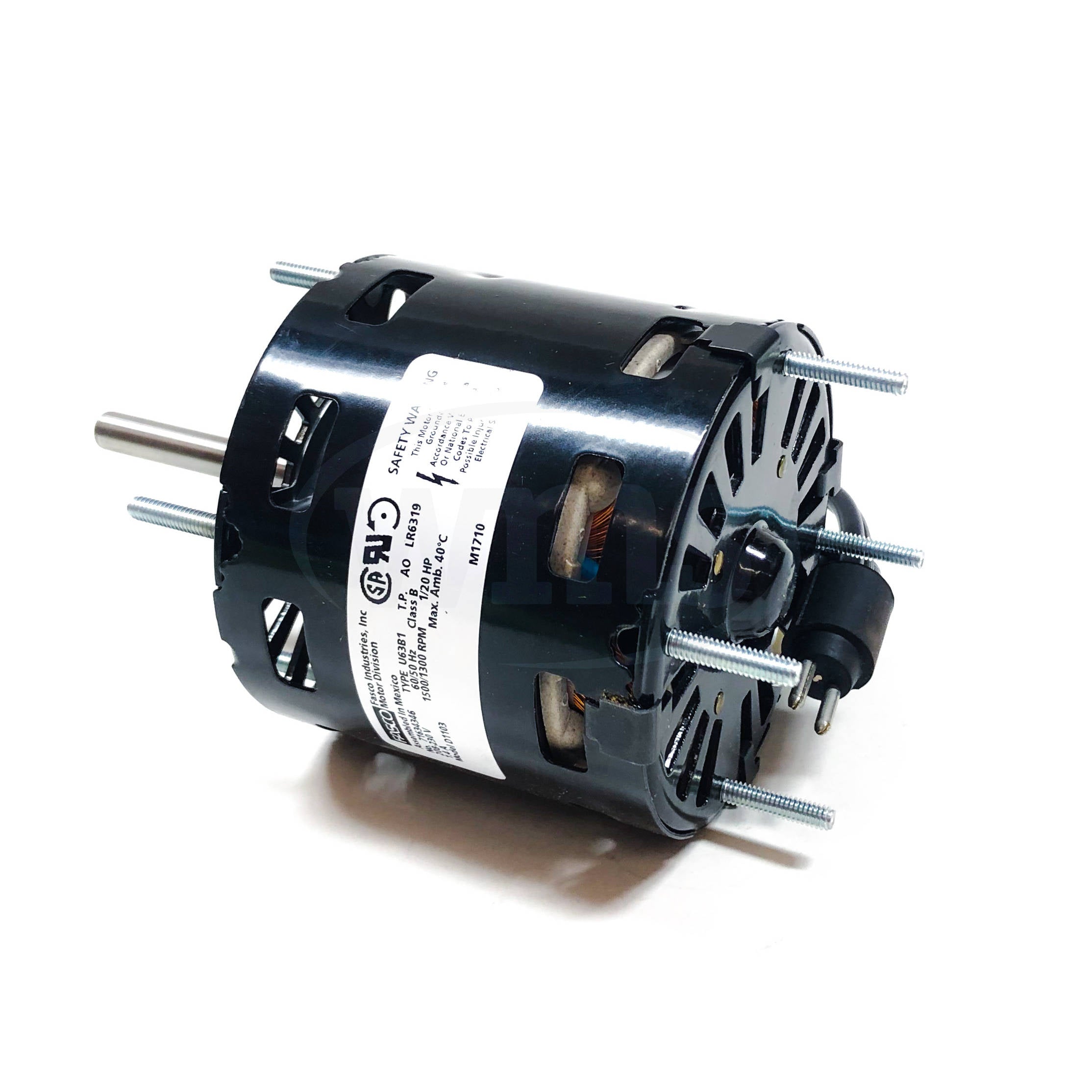D1103 Fasco 1/20HP OEM Replacement Electric Motor, 1500RPM - 0