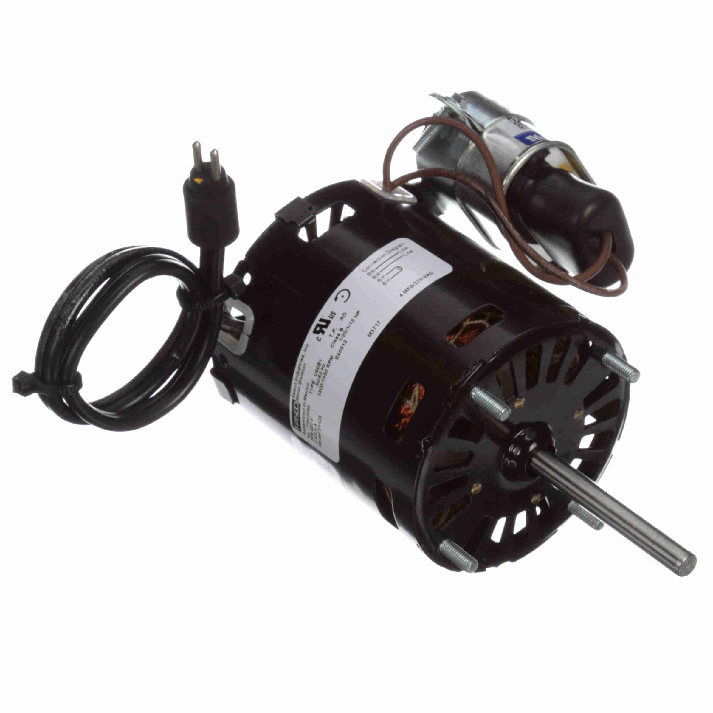 D1125 Fasco 1/20, 1/15HP OEM Replacement Electric Motor, 1550RPM