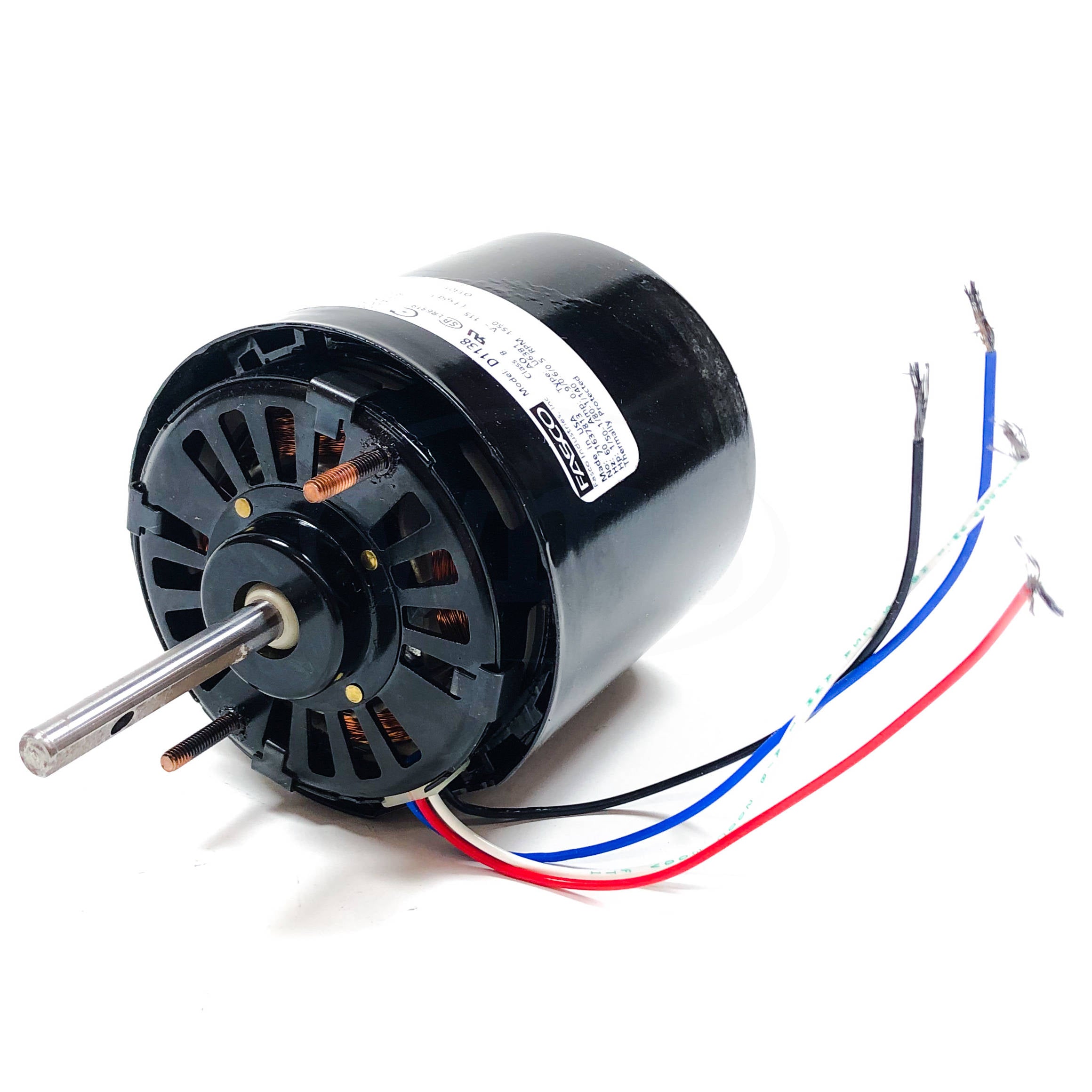 D1138 Fasco 1/50, 1/80, 1/140HP OEM Replacement Electric Motor, 1500RPM