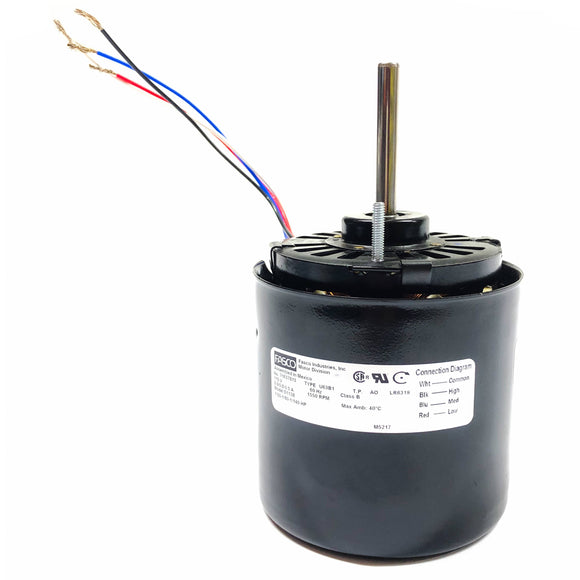 D1138 Fasco 1/50, 1/80, 1/140HP OEM Replacement Electric Motor, 1500RPM