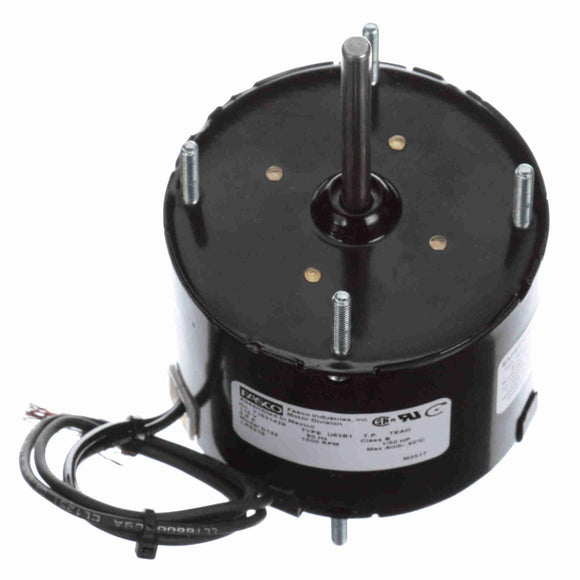 D124 Fasco 1/50HP Fan & Blower Electric Motor, 1500RPM