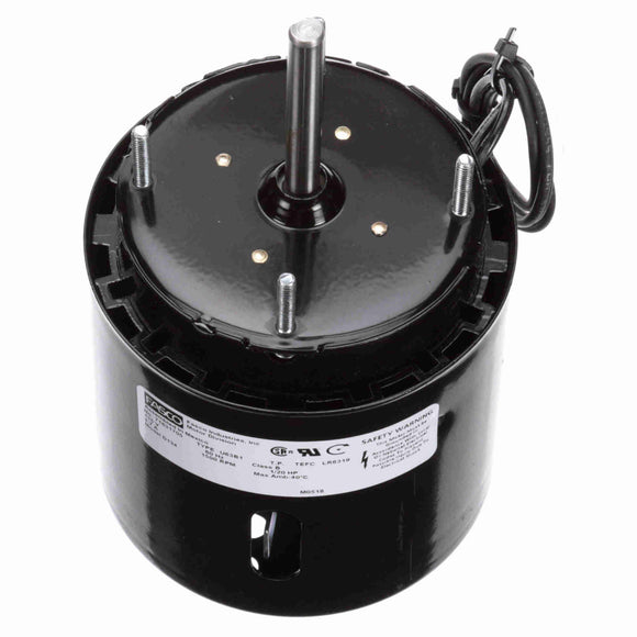 D134 Fasco 1/25HP Electric Motor, 3.91", 1500 RPM
