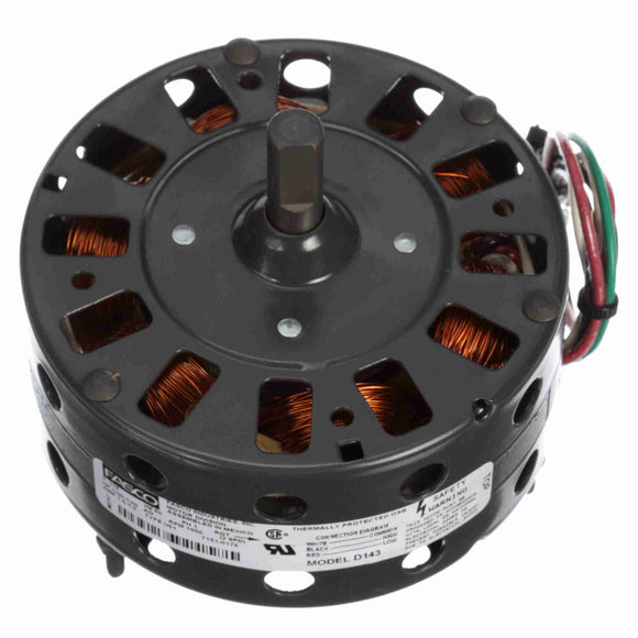 D143 Fasco 1/30, 1/40HP Ventilation Electric Motor, 1050RPM