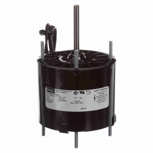D203 Fasco 1/40HP Electric Motor, 3.3" Diameter, 3000RPM
