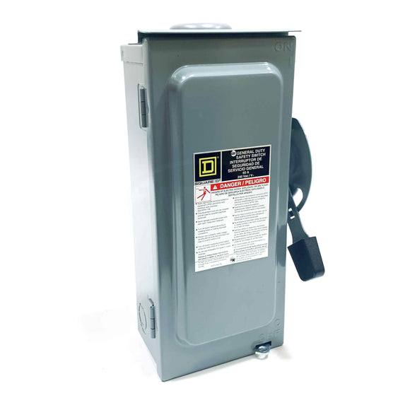 D222NRB Square D General Duty Safety Switch, 60A, 240V, 50/60Hz