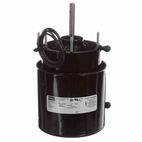 D234 Fasco 1/15HP Electric Motor, 3.3", 1500 RPM