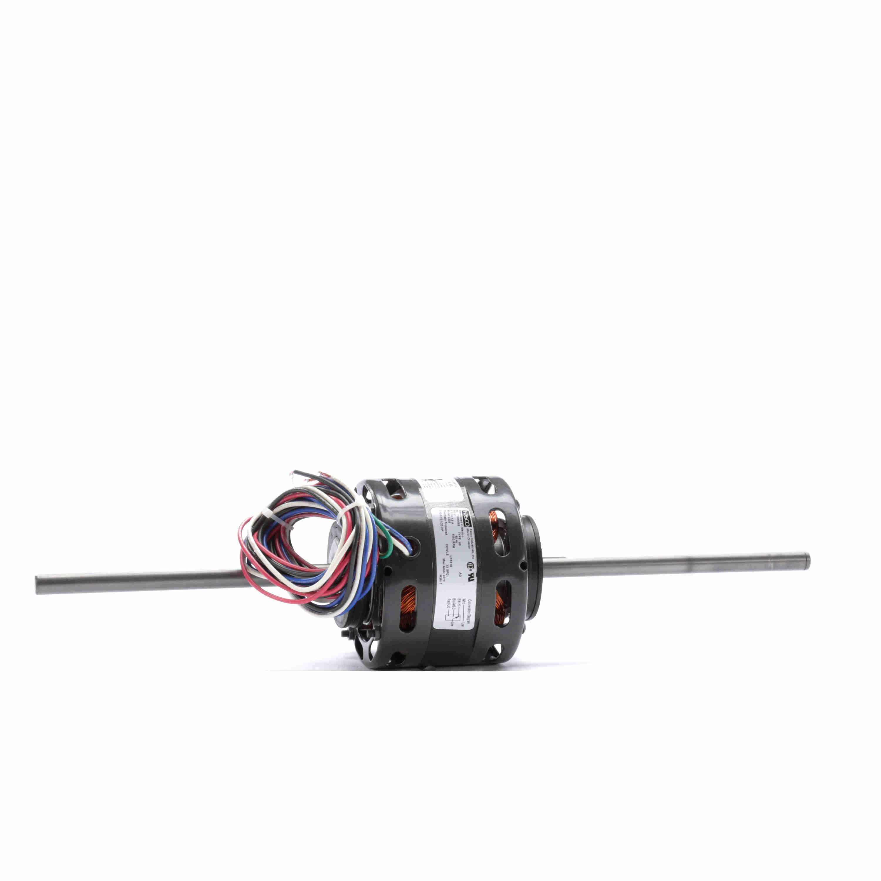 D236 Fasco 1/10, 1/15, 1/25HP Fan Coil & Air Compressor Electric Motor, 1550RPM